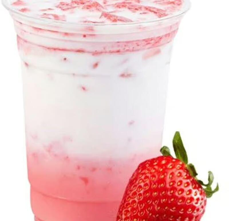 Strawberry Tea Latte